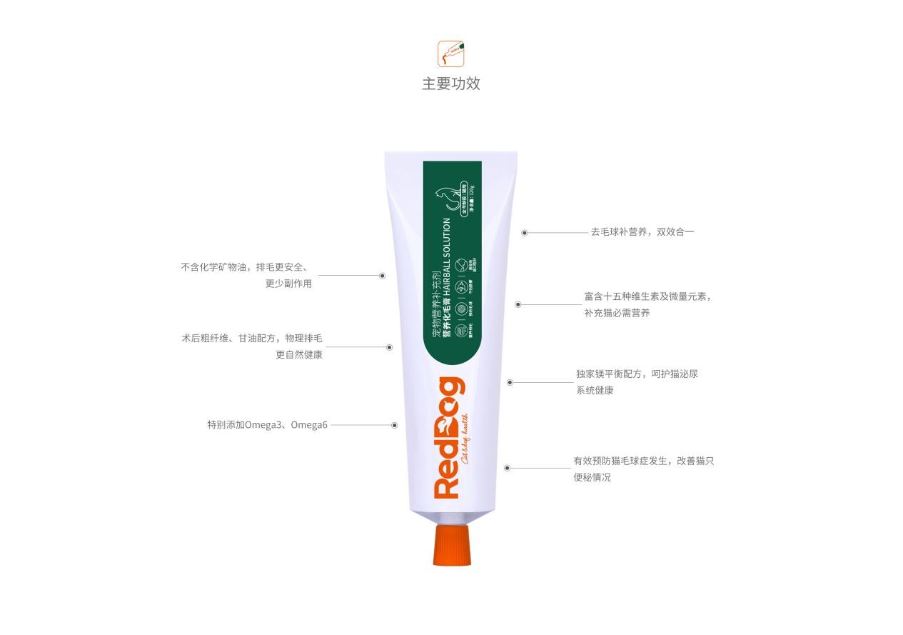 RedDog红狗化毛膏，为毛孩子带来更健康的排毛体验