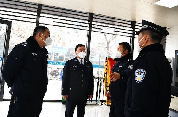 邯郸市交巡警支队党委书记、支队长马光深入基层一线执勤大队调研督导工作
