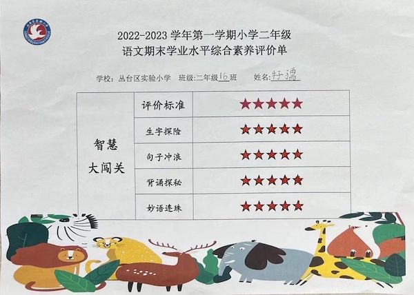 趣味无纸笔 测评有新意——邯郸市丛台区实验小学﻿二年级语文线上素养大闯关