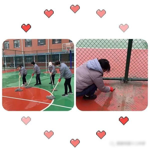 净化校园，“净”待学子归来——邯郸市第十二中学开学前大扫除