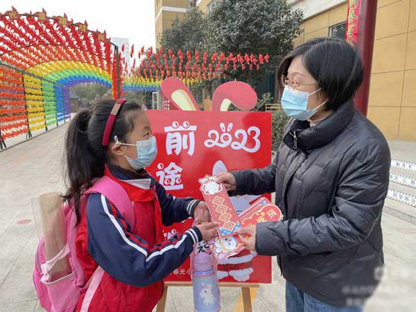 不负春光 温暖前行——邯郸市丛台区春光小学春季开学第一天