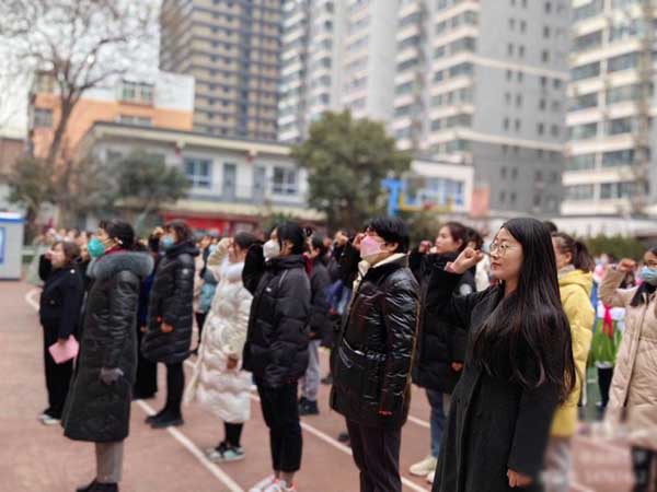 学习二十大，争做好队员——邯郸市丛台区丛台小学2023年春季开学典礼