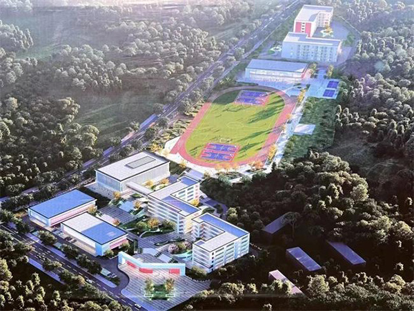 绵阳市游仙二中开工仪式在游仙街道文胜村隆重举行