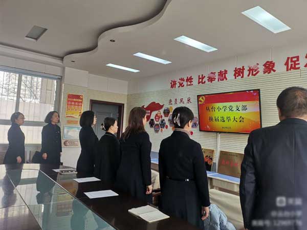 与党同心，继往开来——邯郸市丛台区丛台小学党支部委员会换届选举工作圆满完成