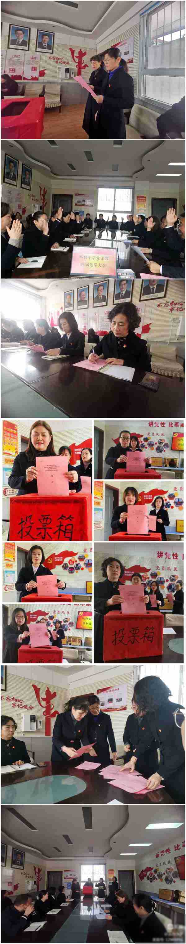 与党同心，继往开来——邯郸市丛台区丛台小学党支部委员会换届选举工作圆满完成