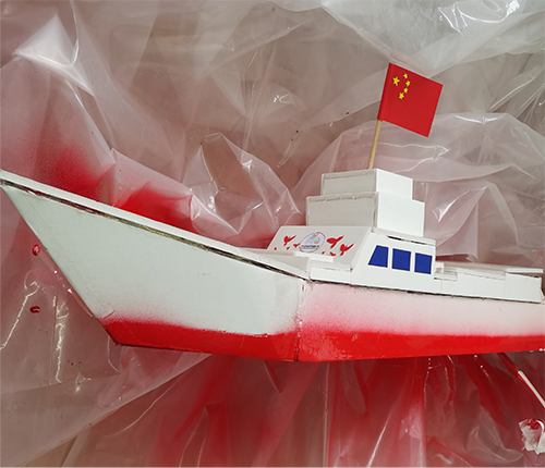 彭州市实验小学教师作品“湔江号001双动力船”在成都市2022年小学生科学创新实践主题活动中荣获一等奖