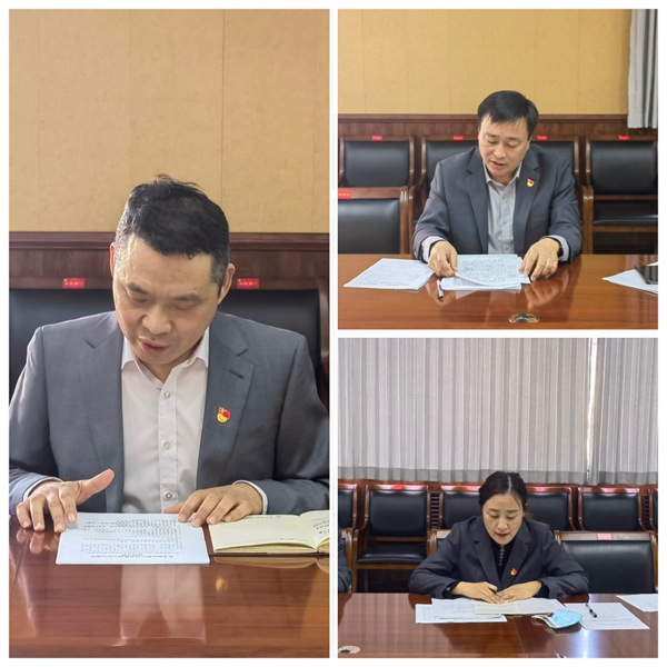 凝心聚力 团结向党———邯郸市丛台区实验中学2022年度组织生活会暨民主评议党员大会
