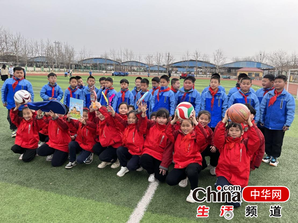 发扬奥运精神 展我少年风采——烟台莱山区朱塂堡小学举行全民健身启动仪式