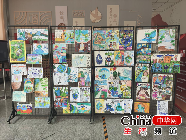 烟台高新区第二实验小学举办“节约用水 你我同行”主题绘画活动