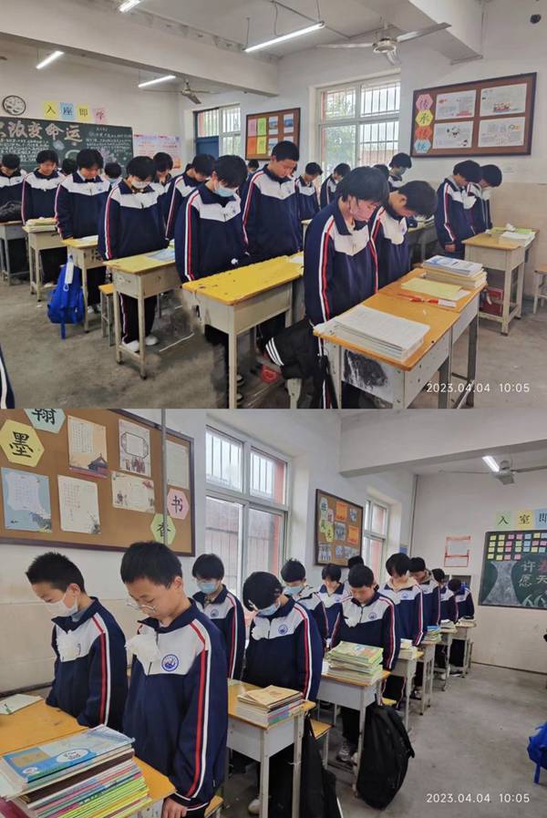 缅怀革命先烈，传承红色基因——邯郸市丛台区北湖中学开展清明“祭英烈”活动