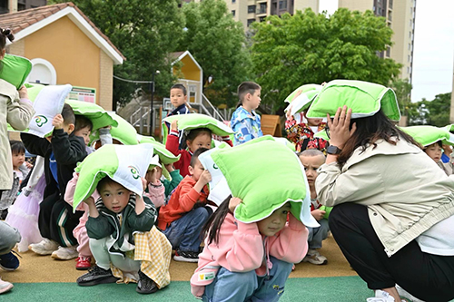 彭州市实验幼儿园开展2023年防灾减灾应急疏散演练