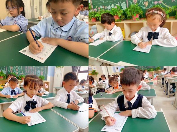 关爱学生 健康成长·双减提质篇｜邯郸市丛台区曙光第三小学线上硬笔书写达标测评纪实