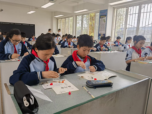 彭州市升平小学开展科技活动进校园活动