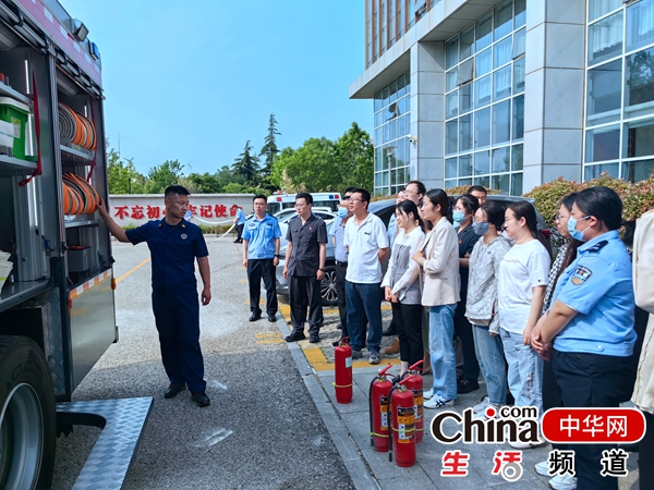 烟台高新消防培训演练进法院 学练结合入人心