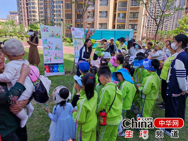 烟台高新区马山街道海岸社区开展儿童文明素养进社区活动