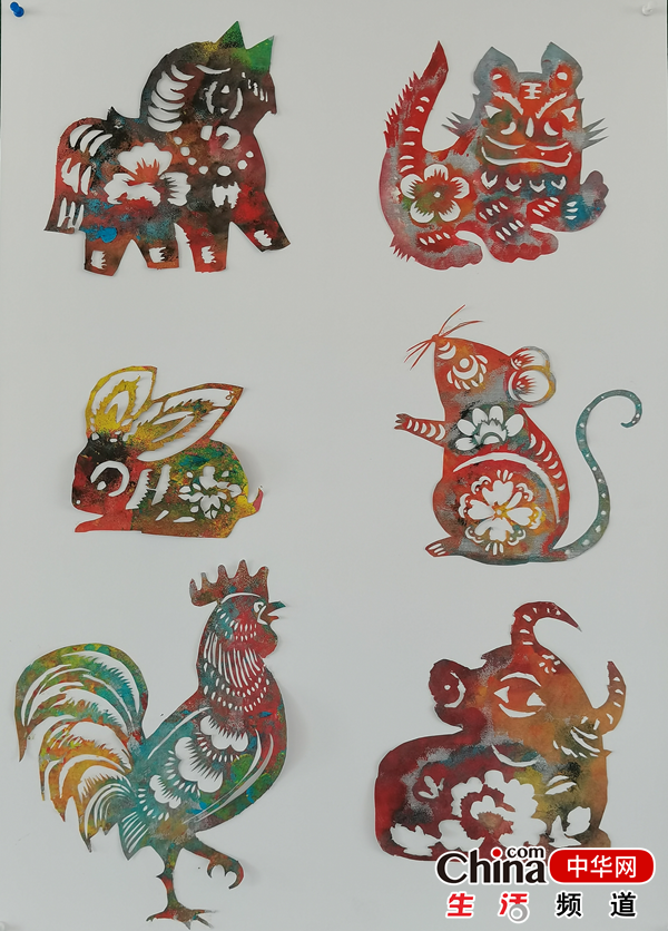 烟台市福山区芝阳山学校开展“剪纸 拓印”主题艺术活动