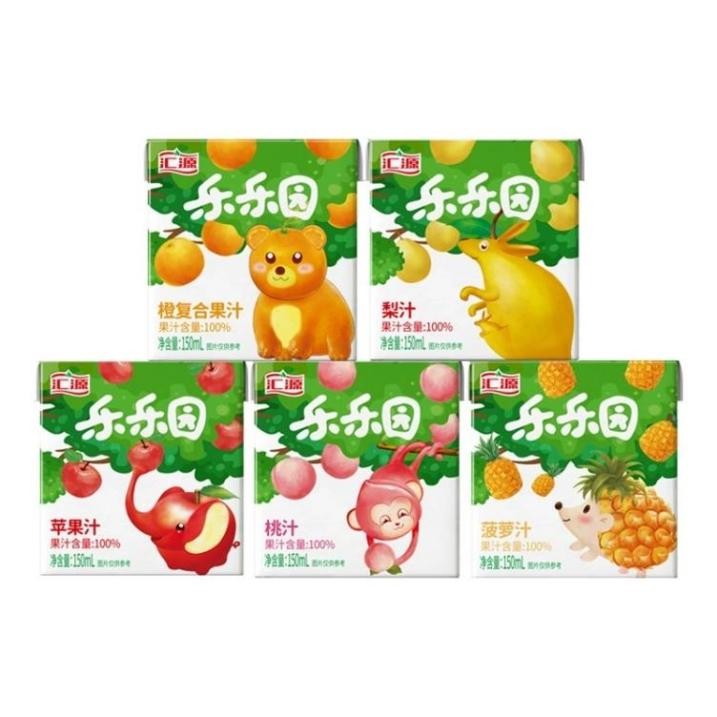 夏季哄娃健康饮：汇源乐乐园100%果汁