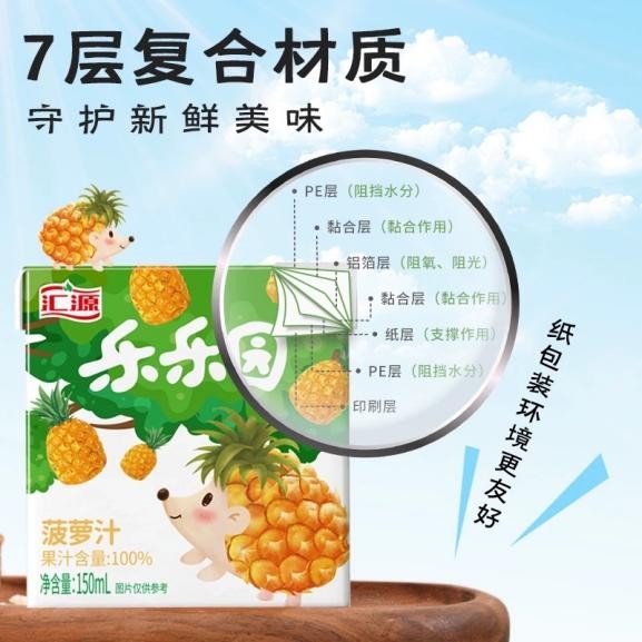 夏季哄娃健康饮：汇源乐乐园100%果汁
