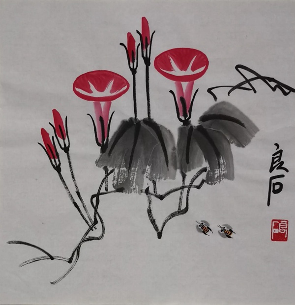 一代宗师齐白石孙女齐丽霞的入室大弟子山翁良石武天庆齐氏四绝