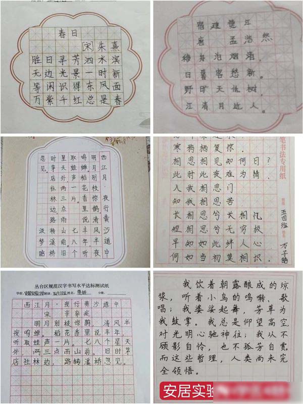 执笔书经典，古韵逸书香——邯郸市丛台区安居实验小学读写诵系列活动