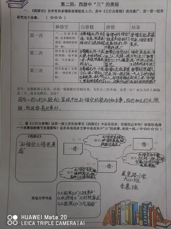 【项目化学习】一起走进《西游记》 感受经典的魅力——邯郸市丛台区展览路小学五年级语文学科项目化成果展示（十）