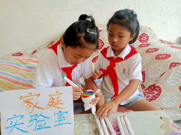 家庭实验室，让科学课从课堂走进生活—邯郸市丛台区曙光第二小学科学实践活动