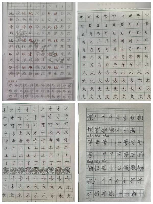 “双争”书笔画之韵·品汉字之美 ｜ 邯郸市丛台区荀子实验第二小学·暑期好字作品展（二）