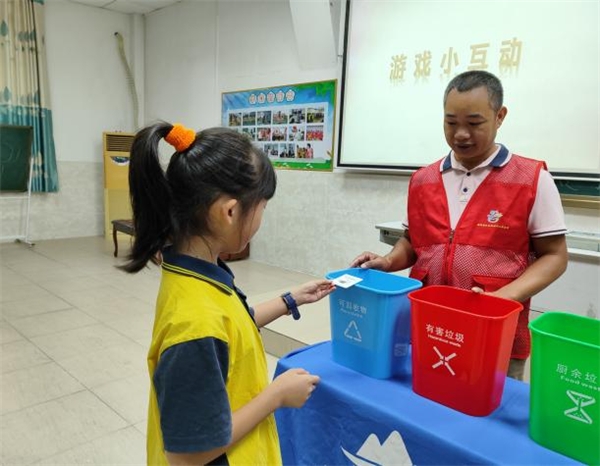 “垃圾分类,从我做起” 惠州市水北小学垃圾分类进校园宣传活动