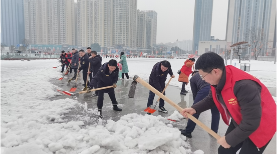 柳叶湖旅游度假区：除雪在继续  文明在延续