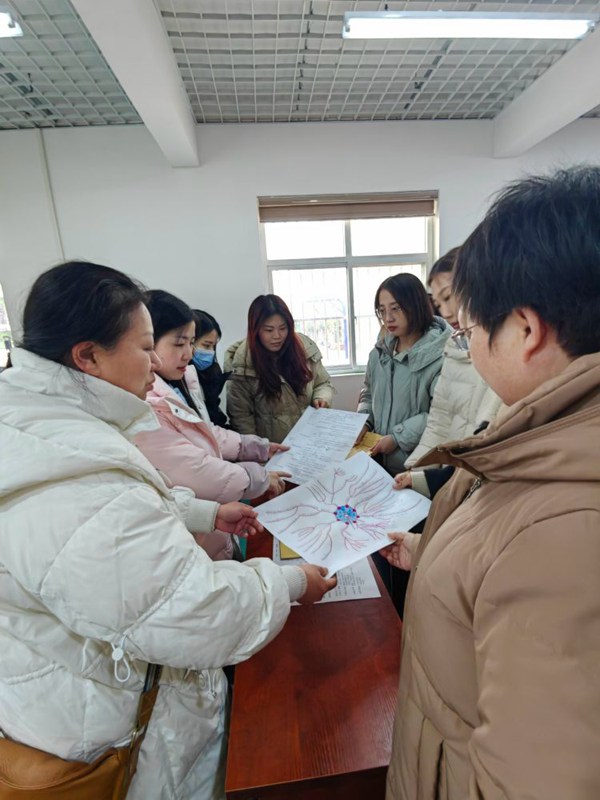 寒假不虚度，成长不止步——邯郸市丛台区外国语小学教师寒假硬笔书法和思维导图展示活动