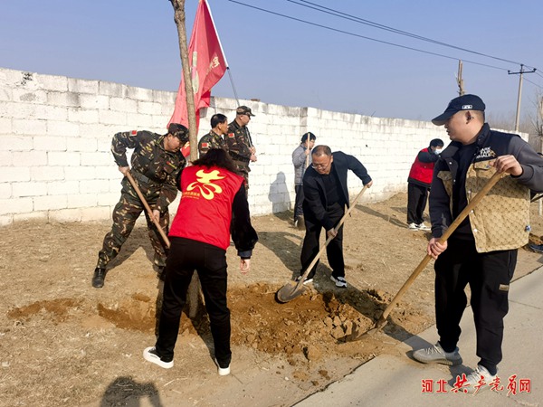 开元镇组织开展2024年义务植树活动