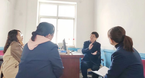 教学视导启春序  精准引领备中考——邯郸市丛台区北湖中学迎接区教研室教学视导