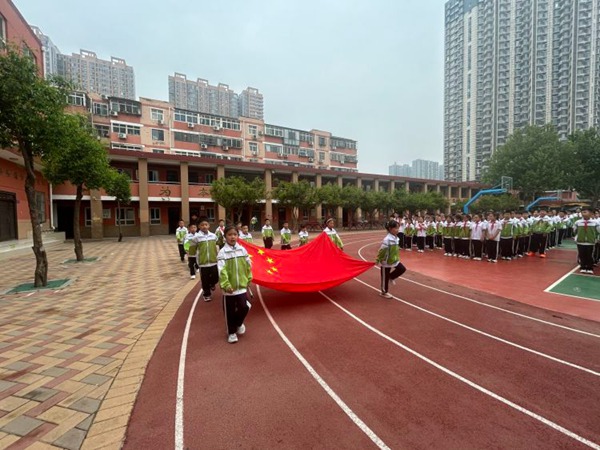 防灾减灾，珍爱生命——邯郸市丛台区丛台小学北校区升旗仪式