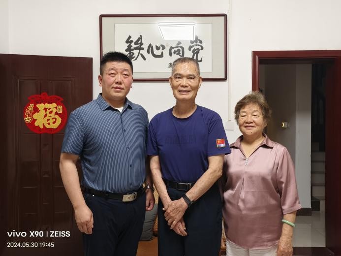 广东省爱国拥军促进会领导团队亲赴广州慰问海战英雄