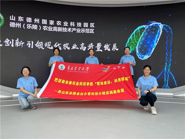 青岛农业大学巴瑟斯学院“智绘金丝,科技赋能” —赴山东乐陵金丝小枣科技小院实践团