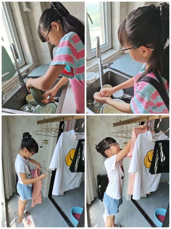 快乐暑假，健康成长——邯郸市丛台区展览路小学学生暑期家务劳动实践活动