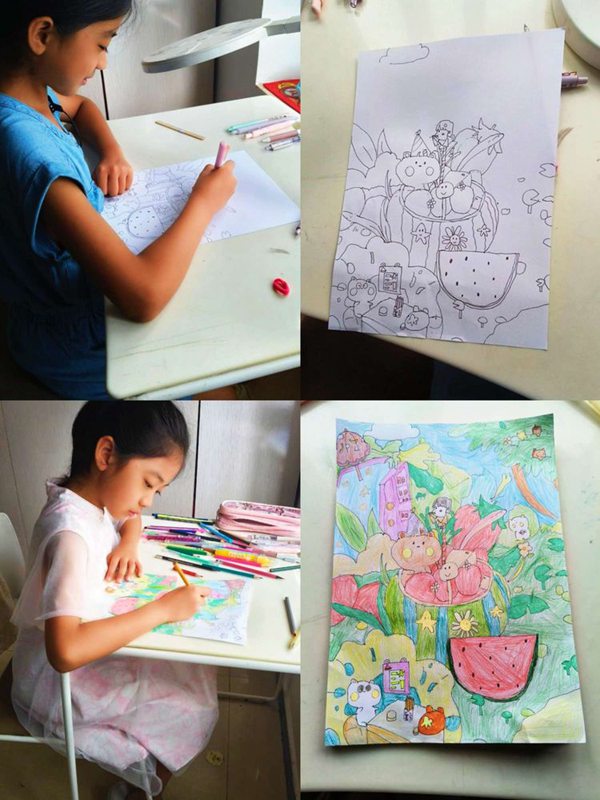 快乐暑假“绘”夏天—邯郸市丛台区展览路小学学生暑期美术绘画实践活动
