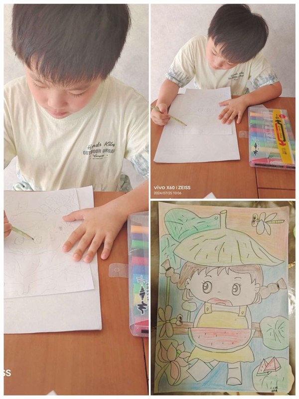 快乐暑假“绘”夏天—邯郸市丛台区展览路小学学生暑期美术绘画实践活动