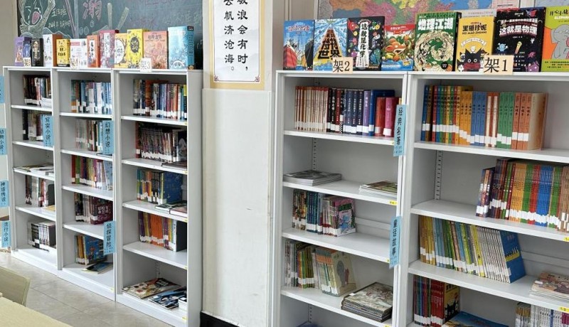 华北电力大学“乡”约盛夏实践队赴昆明市官渡区大街村金凤小学开展图书整理活动