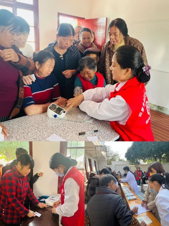 湖南汨罗I中医义诊进乡村 健康服务暖人心