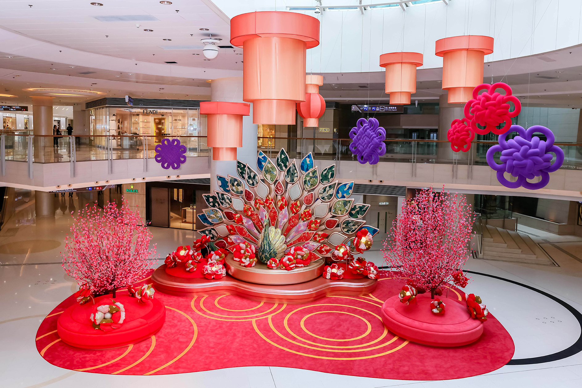 香港ELEMENTS圆方商场祥蛇贺瑞 「春意盎然」新年艺术装置 多重购物奖赏迎新岁