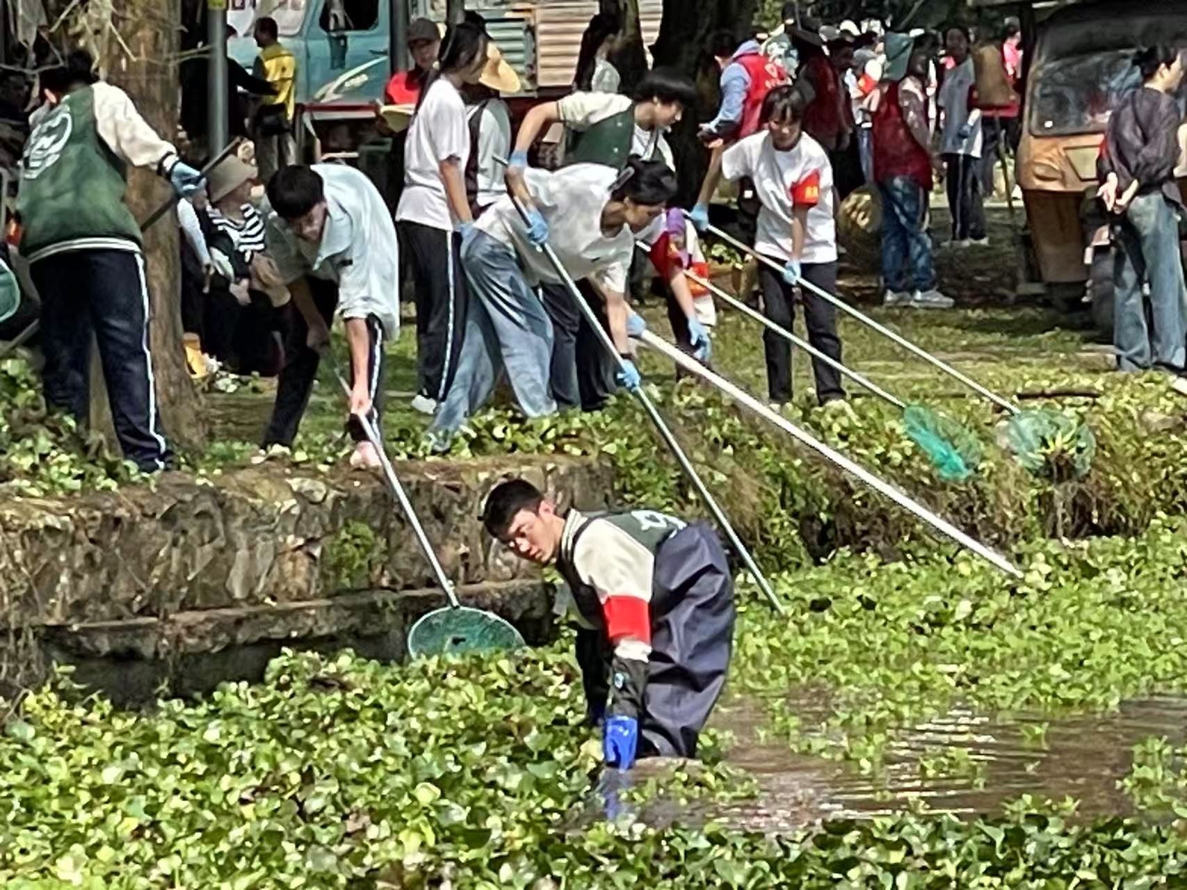 南宁良凤江森林公园开展水域生态保护公益活动