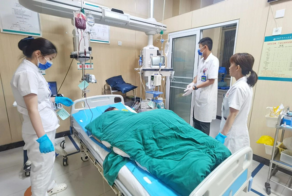 常德市第四人民医院多学科协作救回肝硬化合并消化道大出血患者