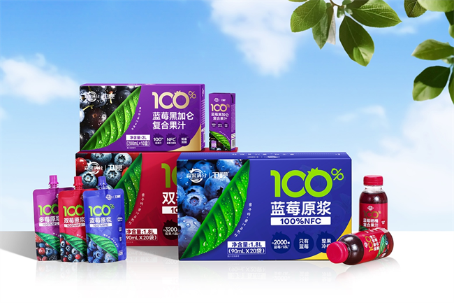 蓝莓原浆火爆出圈，年轻花式养生背后的饮品新选择！