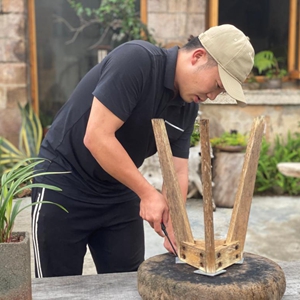 微信分享图 海漂垃圾变身工艺品 “拾荒青年”守护海岛生态