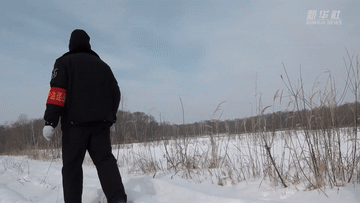 新华全媒+｜冰天雪地里的湿地守护者