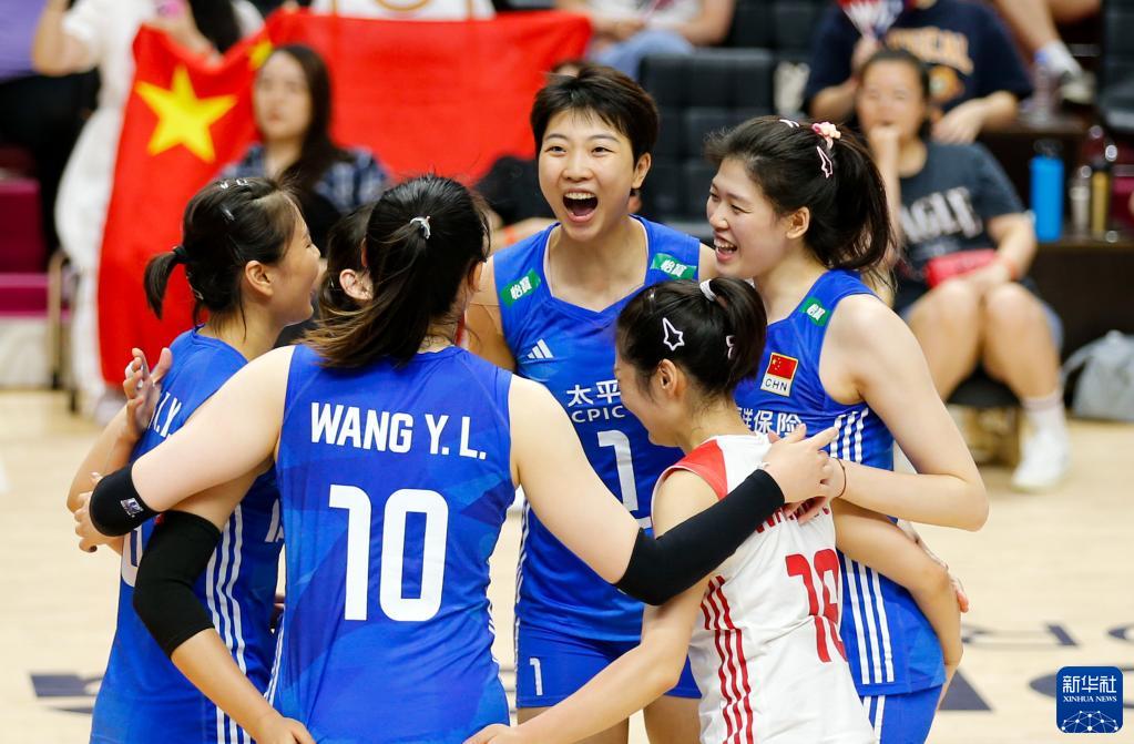 中国女排世联赛3:2逆转战胜美国队