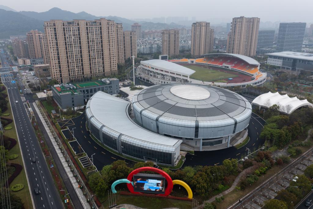 杭州亚运会丨赛场“智能” 班车“自动”——探访湖州市亚运场馆