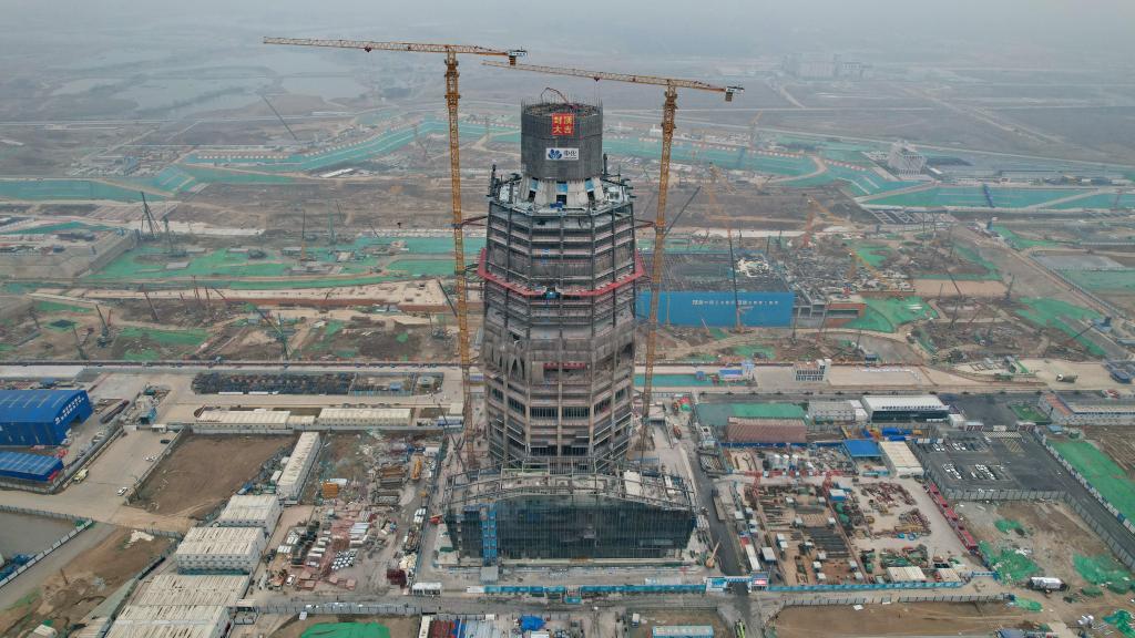 河北雄安新区标志性建筑彰显中式美学