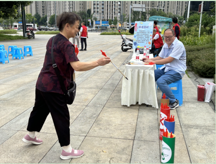 成都石羊街道锦羊社区促进经济社会发展全面绿色转型宣传活动
